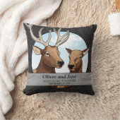 Speciaal 60th Wedding Jubileum, Elk Kussen (Deken)