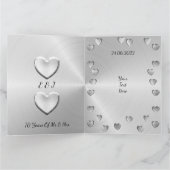 Speciaal 70e Platinum Wedding Jubileum Kaart (Binnen)