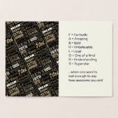 Speciaal 70e Verjaardagsfeestfoto Monogram Folie Kaarten (Binnen)