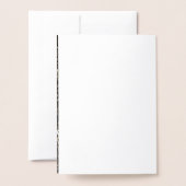 Speciaal 70e Verjaardagsfeestfoto Monogram Folie Kaarten (Met envelop)