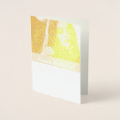 Speciaal 70e Verjaardagsfeestfoto Monogram Folie Kaarten (Voorkant)