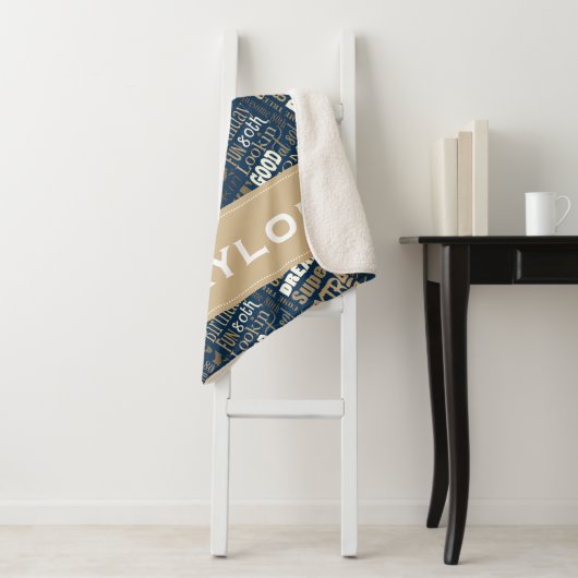 Speciaal 80e geboortedag Fotomonogram Sherpa Deken (In situ)