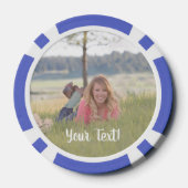 Speciaal 85e Verjaardagspartij Gepersonaliseerd Mo Poker Chips (Achterkant)