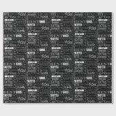 Speciaal 90e verjaardag van het gepersonaliseerd m cadeaupapier (Vlak)