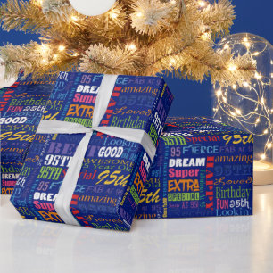 Speciaal 95e geboortedag partij - Gepersonaliseerd Cadeaupapier
