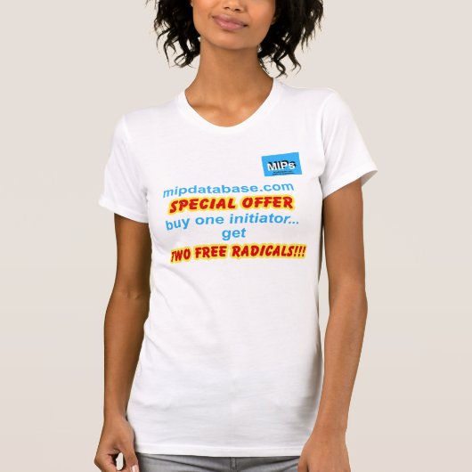 Speciaal aanbod dames T-shirt (Voorkant)