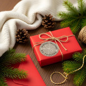 Speciaal aanbod van gesponnen kraftpapier ronde sticker