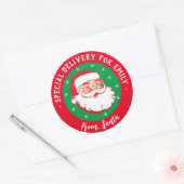 Speciaal aanbod van kerstcadeautjes voor kerstmis  ronde sticker (Envelop)
