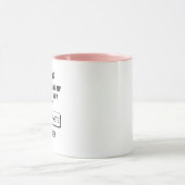 Speciaal aangepast grappig mam kopiëren + plakken mok (Midden)