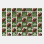 Speciaal aangepast kerstcadeaufotoraster voor Merr Inpakpapier Vel (Voorkant)