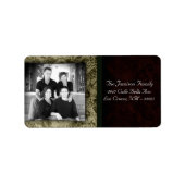 Speciaal aangepast kerstcadeaulabel voor foto's etiket (Voorkant)