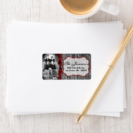 Speciaal aangepast kerstcadeaulabel voor foto's etiket (Insitu)