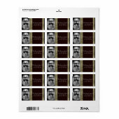 Speciaal aangepast kerstcadeaulabel voor foto's etiket (Full Sheet)