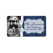 Speciaal aangepast kerstcadeaulabel voor foto's etiket (Voorkant)