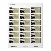 Speciaal aangepast kerstcadeaulabel voor foto's etiket (Full Sheet)