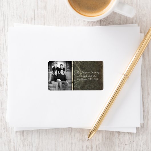 Speciaal aangepast kerstcadeaulabel voor foto's etiket (Insitu)