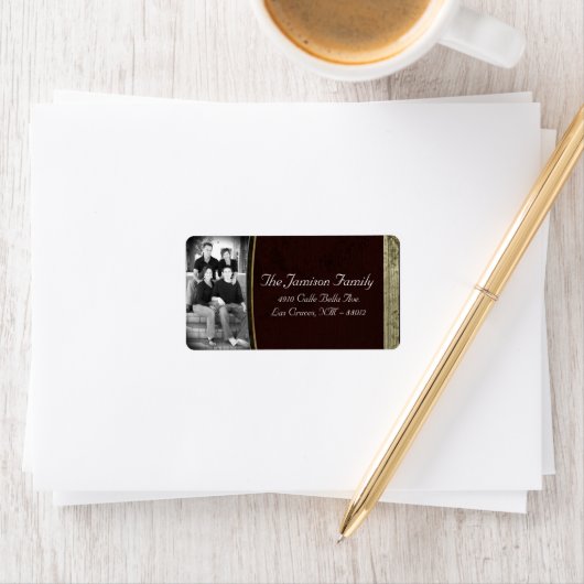 Speciaal aangepast kerstcadeaulabel voor foto's etiket (Insitu)