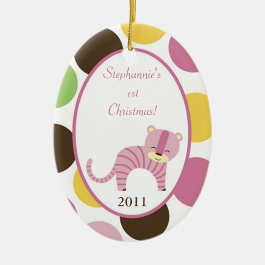 Speciaal aangepast Oerwoud voor sierdoeleinden Keramisch Ornament (Voorkant)