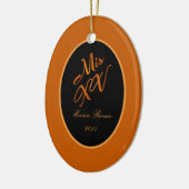 Speciaal aangepast Ornament Mis XV-Sinaasappel (Links)