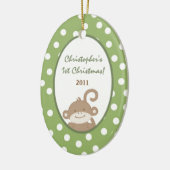 Speciaal aangepast Safari-avontuur Keramisch Ornament (Links)