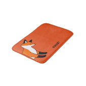 Speciaal aangepast Sinaasappel voor dierlijke voss Badmat (Gekanteld)