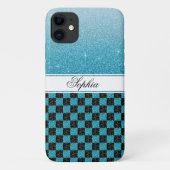 Speciaal aangepaste blauwe muggennaam Case-Mate iPhone case (Achterkant)