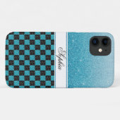 Speciaal aangepaste blauwe muggennaam Case-Mate iPhone case (Achterkant (horizontaal))