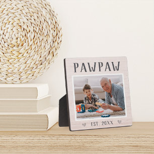 Speciaal aangepaste foto Pawpaw Grandpa Fotoplaat