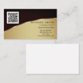 Speciaal aangepaste interne QR-code Logo Visitekaartje (Voorkant / Achterkant)
