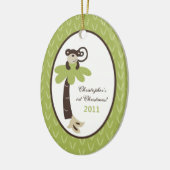 Speciaal aangepaste monkeytijdzoo Jungl voor sierd Keramisch Ornament (Links)