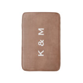 Speciaal aangepaste monogrammed Bath Mat (Voorkant Verticaal)