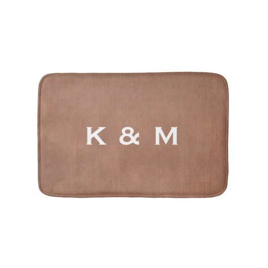 Speciaal aangepaste monogrammed Bath Mat (Voorkant)