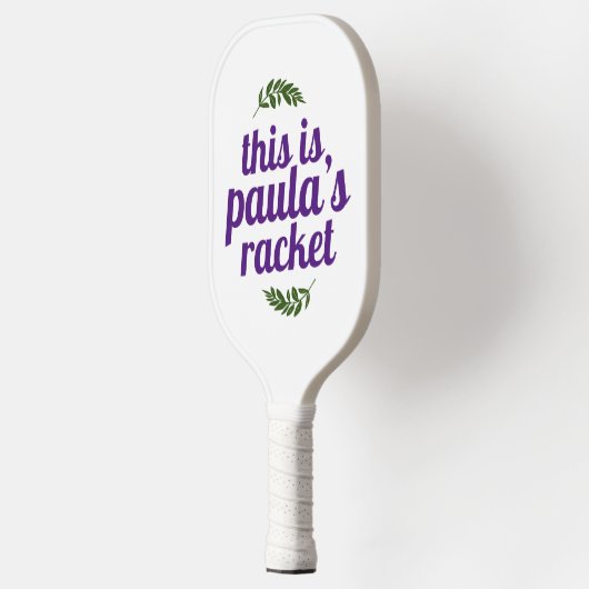 Speciaal aangepaste naam Pickleball Racket (Links)