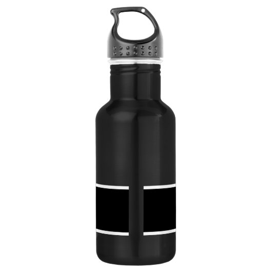 Speciaal aangepaste naam schattig roze bowlingbal waterfles (Achterkant)