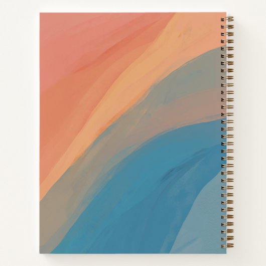 Speciaal Abstract artikel met Gratitude Journal Notitieboek (Achterkant)