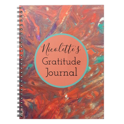Speciaal Abstract Gratitude-journaal Notitieboek (Voorkant)