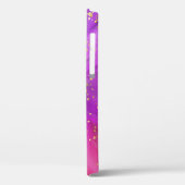 Speciaal Abstract Paars Gold Glitter Case-Mate iPhone Case (Achterkant / Links)
