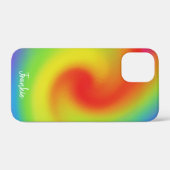 Speciaal Abstract regenbooggolfwerk Case-Mate iPhone Case (Achterkant (horizontaal))