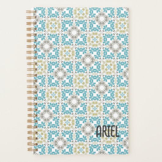 Speciaal Abstract vernieuwbaar patroon Planner (Voorkant)