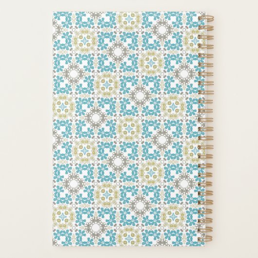 Speciaal Abstract vernieuwbaar patroon Planner (Achterkant)