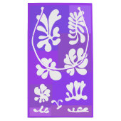 Speciaal Abstract vormgeving in Paars | Klein Cadeauzakje (Achterkant)