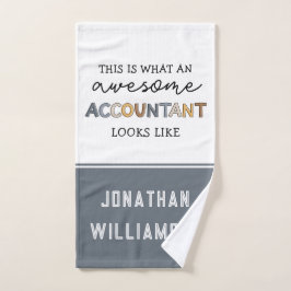 Speciaal accountant Funny Geweldige accountant Handdoek