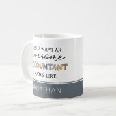 Speciaal accountant Funny Geweldige accountant Koffiemok (Voorkant links)