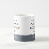 Speciaal accountant Funny Geweldige accountant Koffiemok (Center)