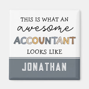 Speciaal accountant Funny Geweldige accountant Magneet