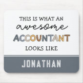 Speciaal accountant Funny Geweldige accountant Muismat (Voorkant)