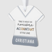 Speciaal accountant Funny Geweldige accountant Ornament (voorkant)