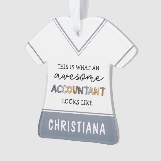Speciaal accountant Funny Geweldige accountant Ornament (voorkant)