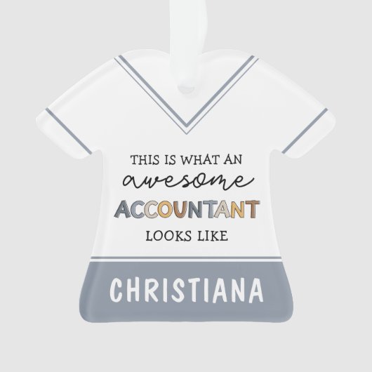 Speciaal accountant Funny Geweldige accountant Ornament (voorkant)