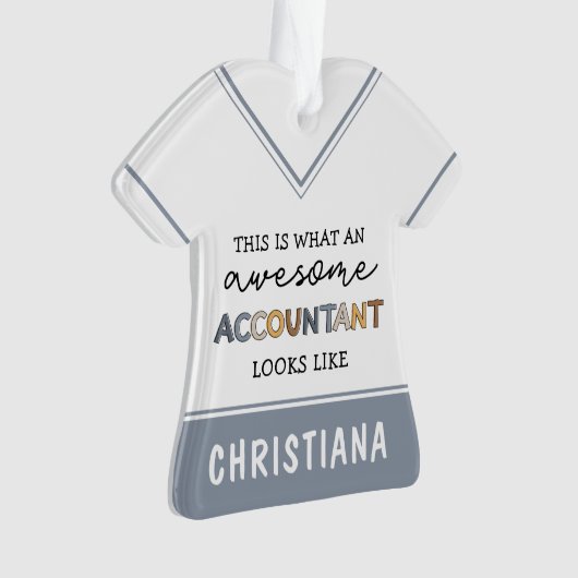 Speciaal accountant Funny Geweldige accountant Ornament (voorkant)